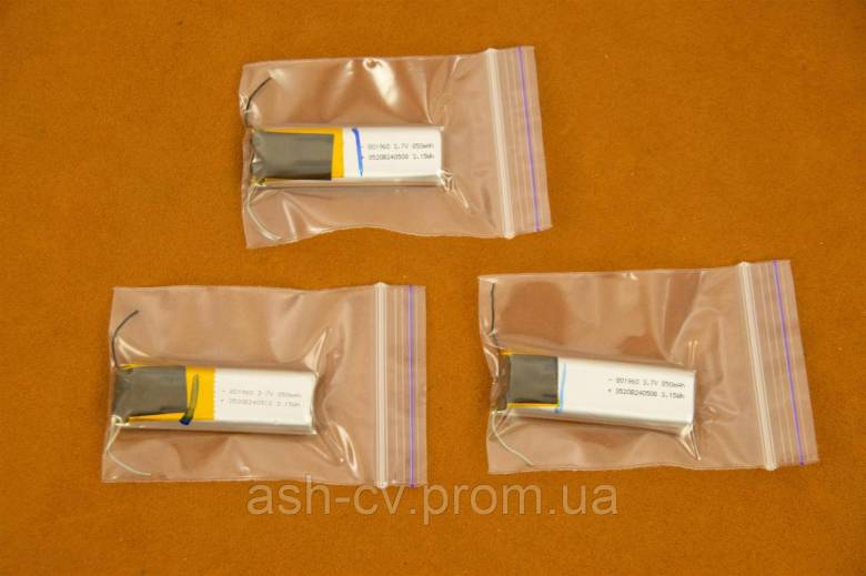 Акумулятор, 801960, 3.7V, 4.2V, 850mAh - фото фото фото 6