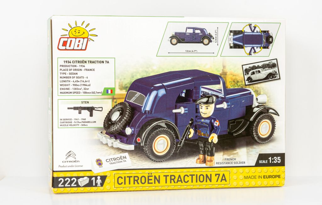 1:35 Citroen Traction 7A 1934, Cobi Historical Collection #2263 - фото фото фото 1