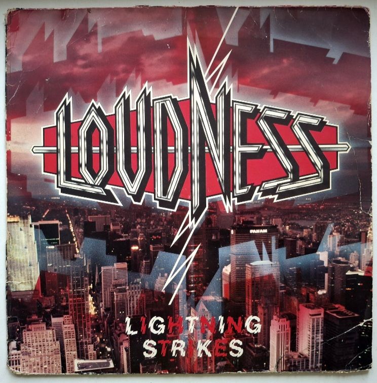 Loudness - Lightning Strikes - 1986.  (LP). 12. Vinyl. Пластинка. Europe. - фото фото фото 0