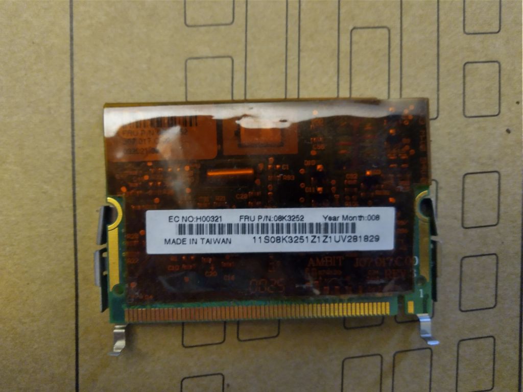 Ambit IBM Mini-PCI J07.017.C.00 Modem LAN - фото фото фото 1