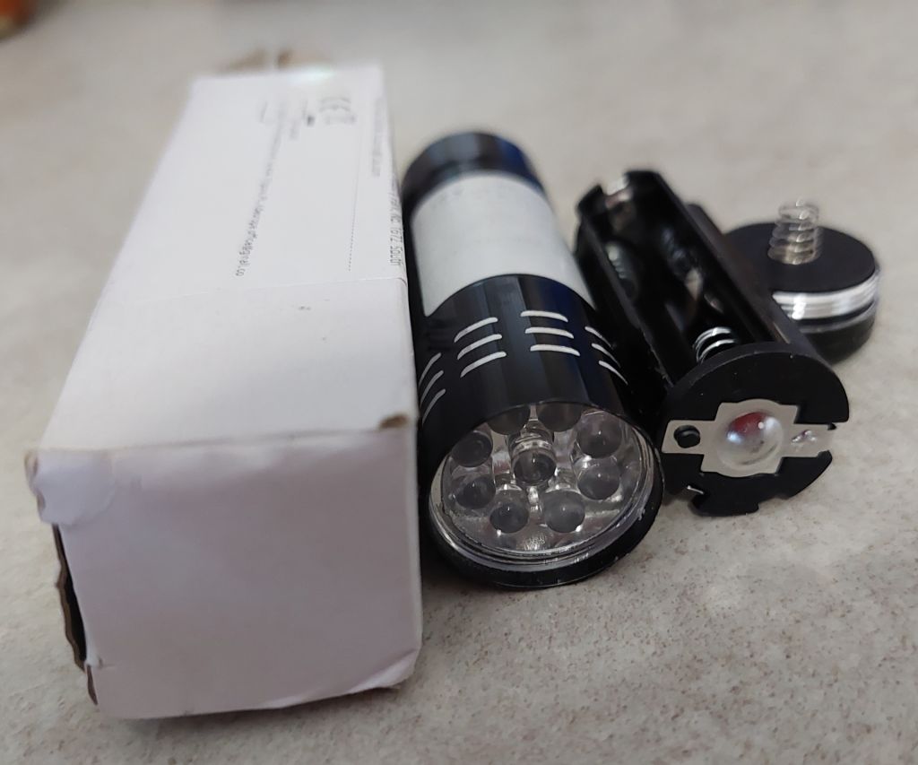 Uv ультрафіолетовий фонарик фанарик uv flashlight - фото фото фото 0