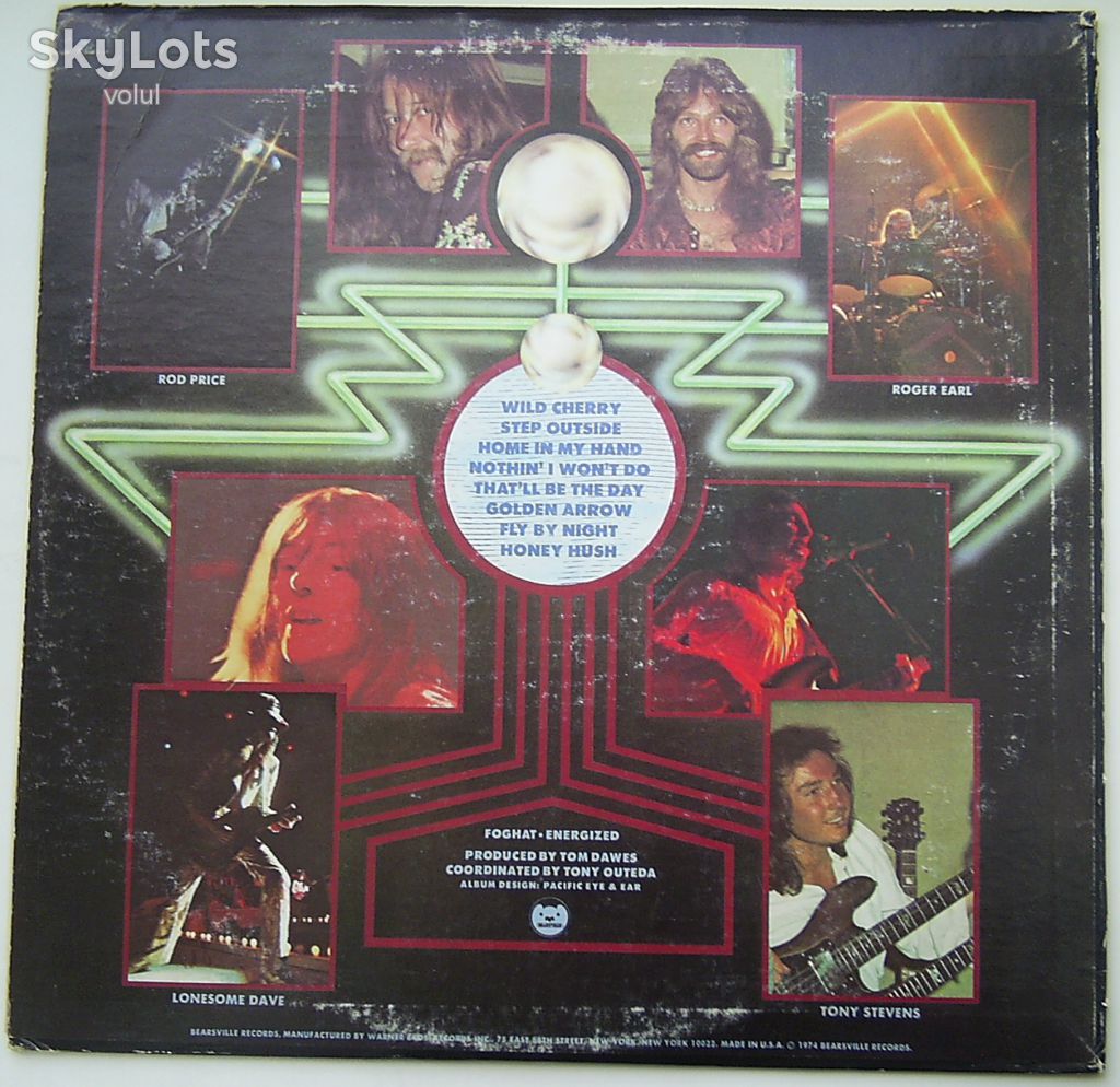 FOGHAT Energized LP VG++/VG+ - фото фото фото 1
