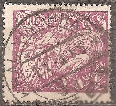 Чехословакия 1923 Sc.94a used Перф. 13 3/4 Тип II - фото фото фото 0