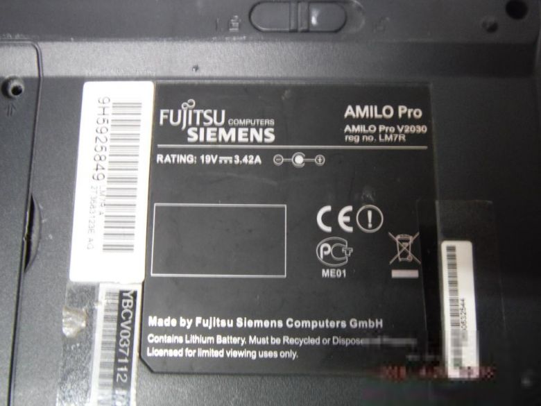 Корпус ноутбука Fujitsu siemens Amilo Pro V2030 - фото фото фото 2