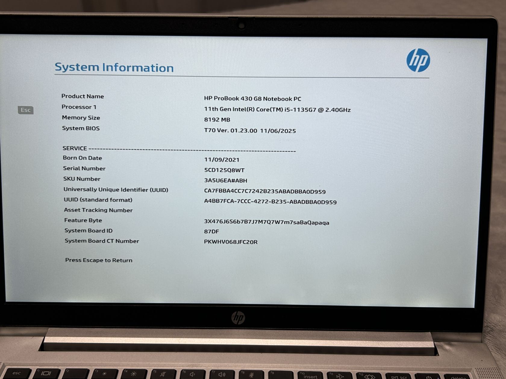 Ноутбук HP ProBook 430 G8 i5-1135G7 , 8GB , без SSD - фото фото фото 2