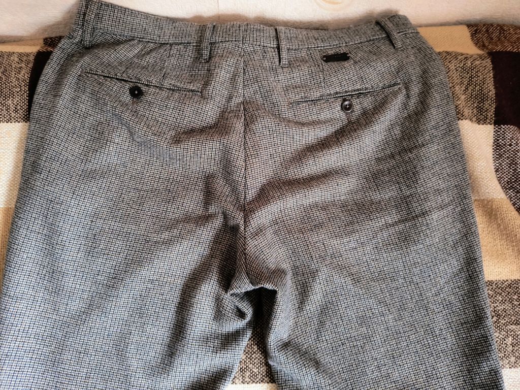 Штани Alberto Ceramica Wool Pepita Slim Fit - фото фото фото 4