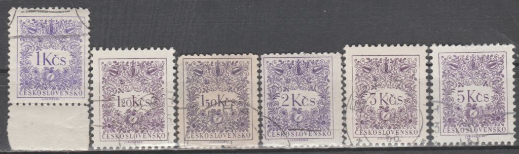 Чехословакия Чехословаччина 1954 доплата - фото фото фото 0