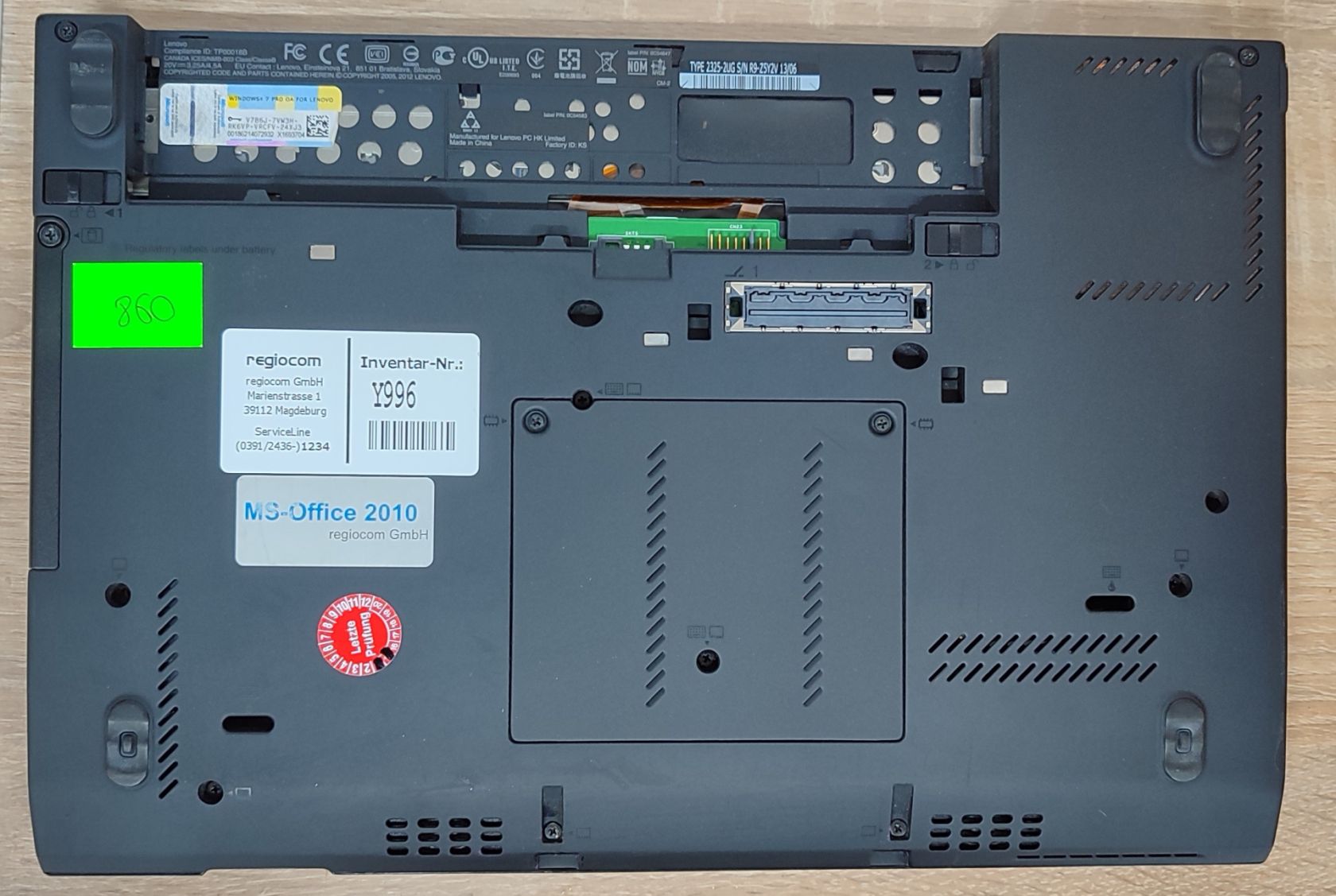 Ноутбук Lenovo ThinkPad X230i 12.5"-1366x768 / i5-3320M / 4GB DDR3 / 0 Gb HDD / - Б/У - фото фото фото 2
