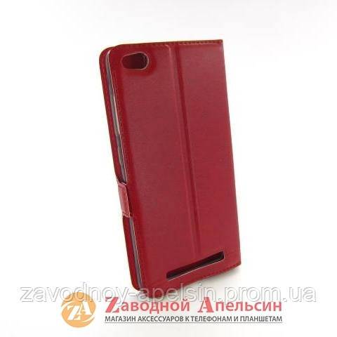 Чехол книжка Xiaomi Redmi 3 4A Smart Case (красный) - фото фото фото 1