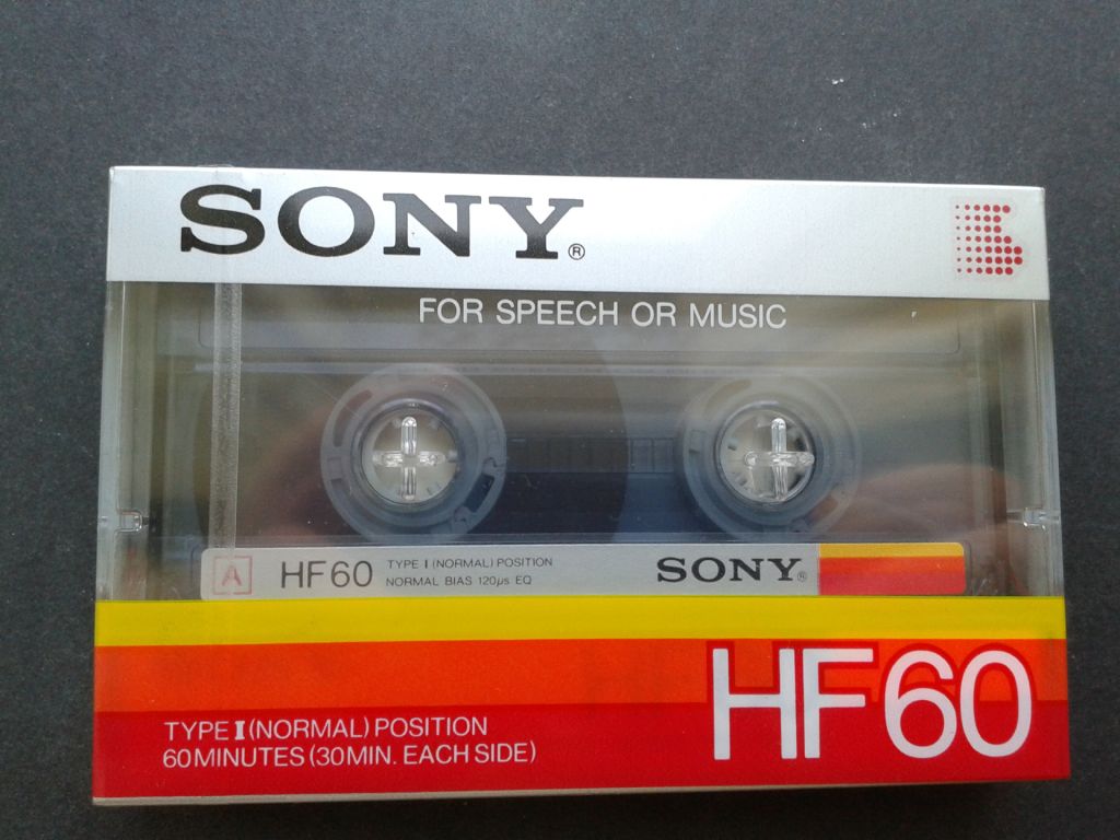 Аудиокассета Sony HF 60 - фото фото фото 0