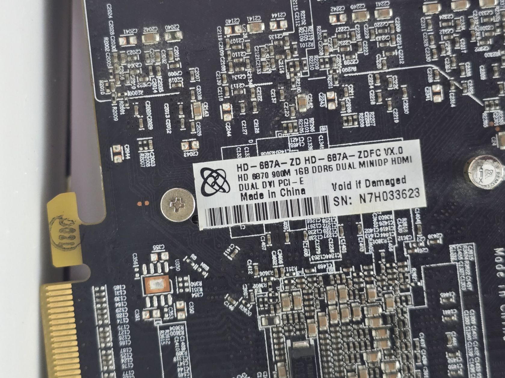 Відеокарта XFX Radeon HD 6870 1GB  (1GB,GDDR5,256 Bit,HDMI,PCI-Ex,Б/у) - фото фото фото 4