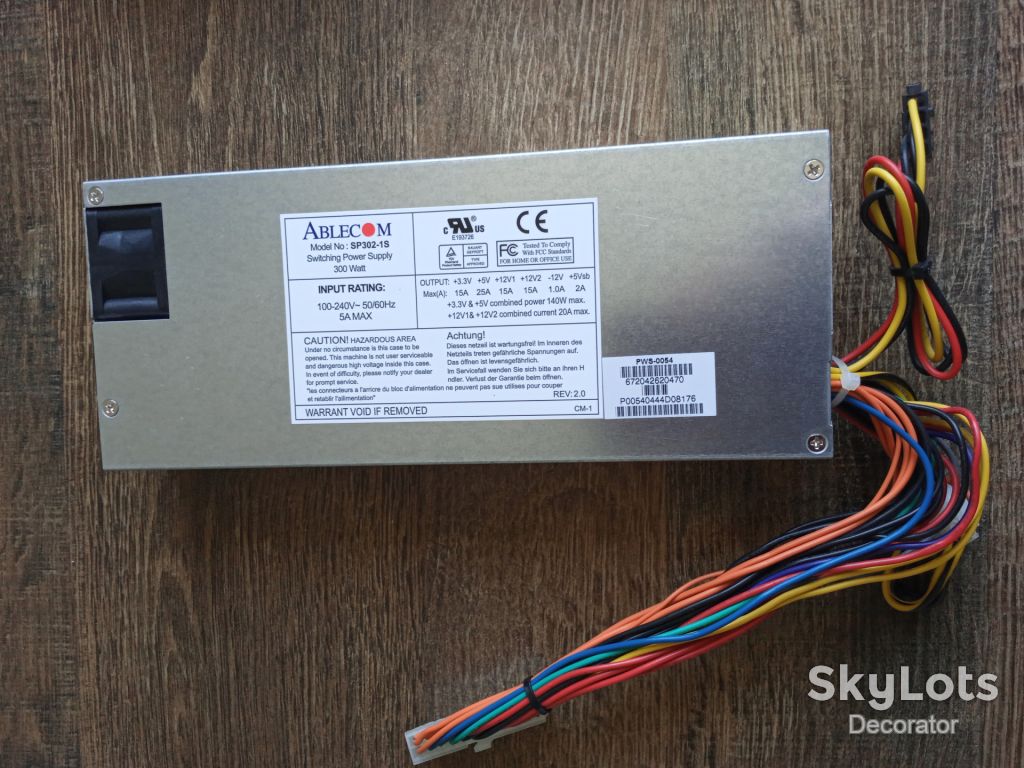 Блок питания Ablecom SP302-1S Power Supply 300W - фото фото фото 1