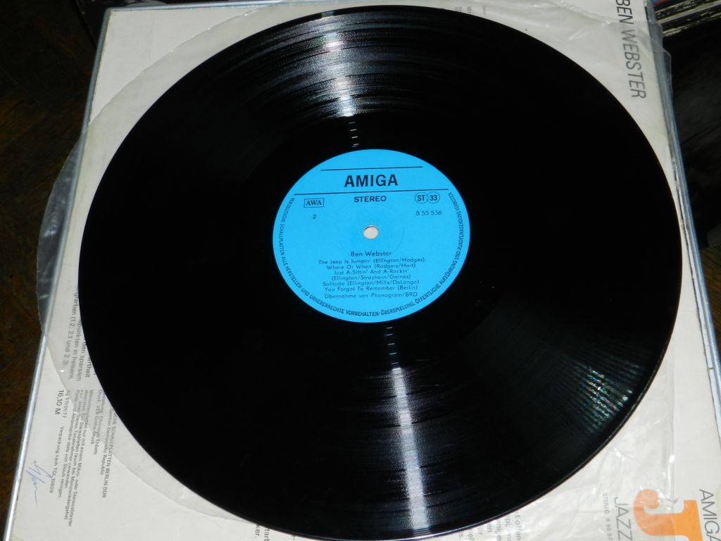 LP  AMIGA JAZZ - Ben Webster - фото фото фото 2