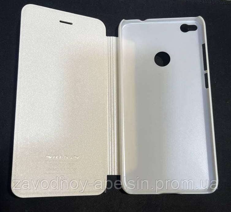 Чехол книжка Huawei P SMART FIG-LX1 Nillkin (белый) - фото фото фото 2