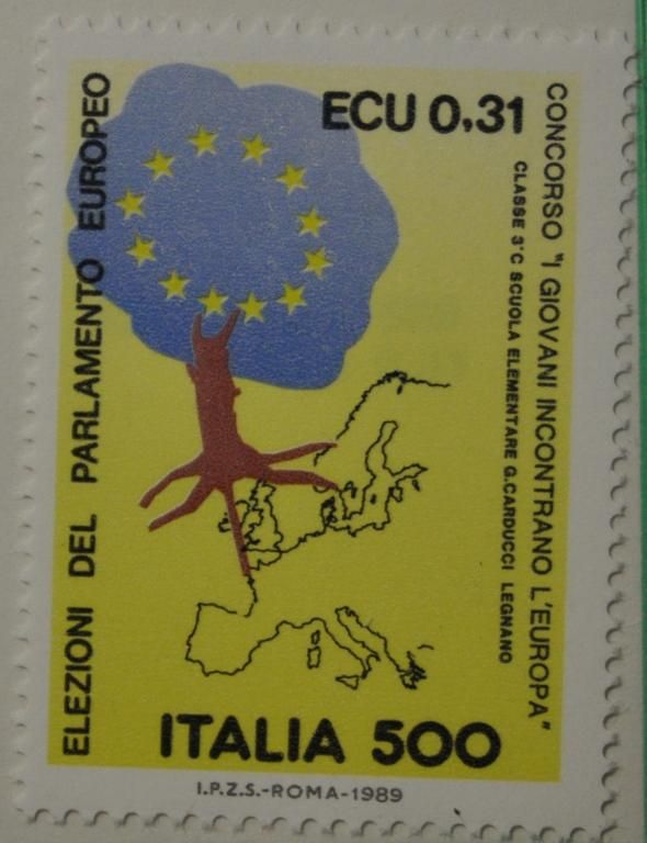 Италия Европарламент 1989 MNH - фото фото фото 0