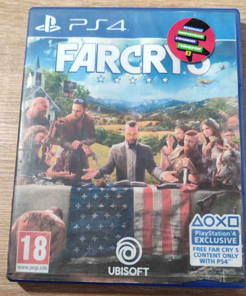 Far Cry 5 PS4 Playstation 4 б/у Английский - фото фото фото 0