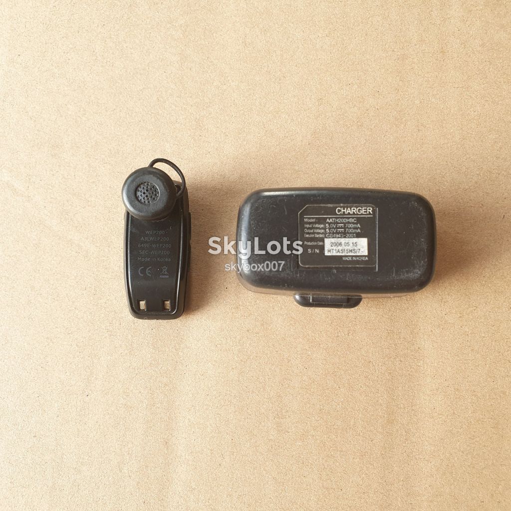 Блютус гарнитура CHARGER WEP200 A3LWEP200 AATH200HBC - фото фото фото 4