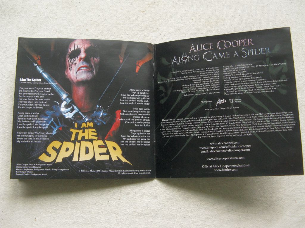 CD Alice Cooper. Along Came A Spider. 2008. - фото фото фото 10
