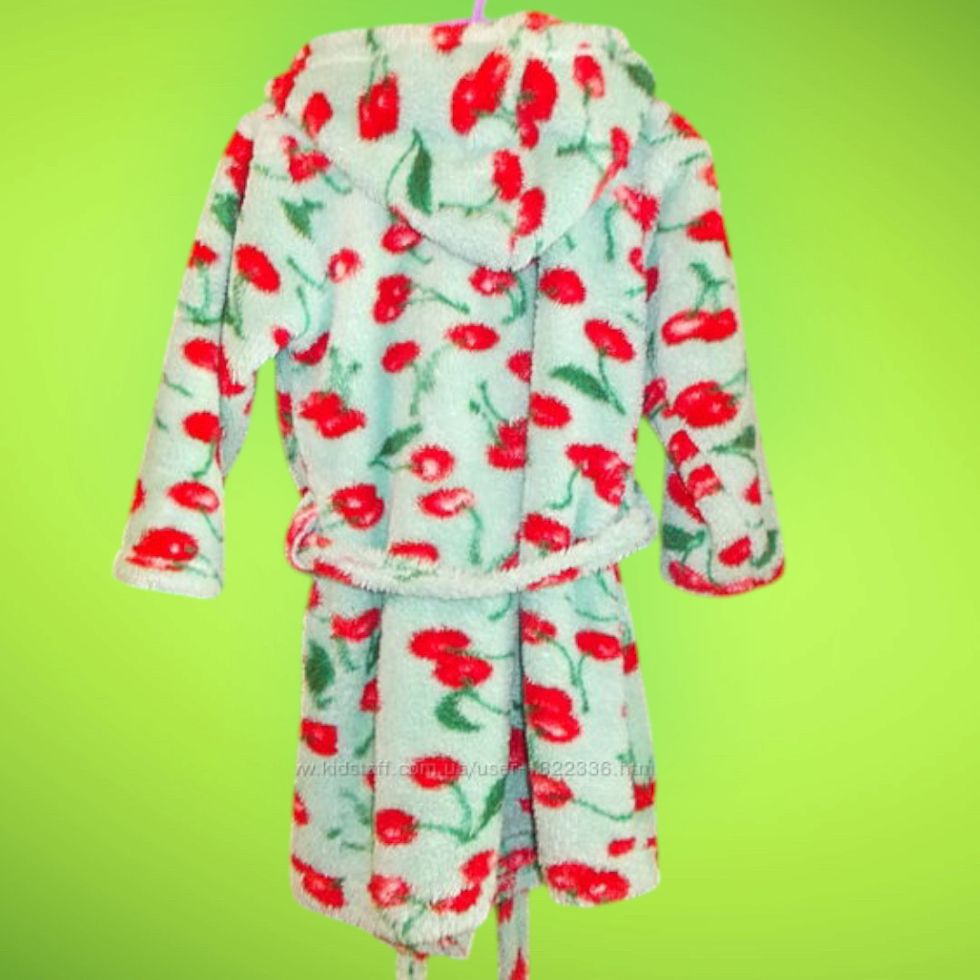 Халат детский махровый Вишенка на 6-7 лет - фото фото фото 0