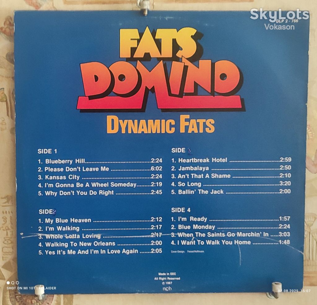 Fats Domino  2lp  NM/EX/EX - фото фото фото 1