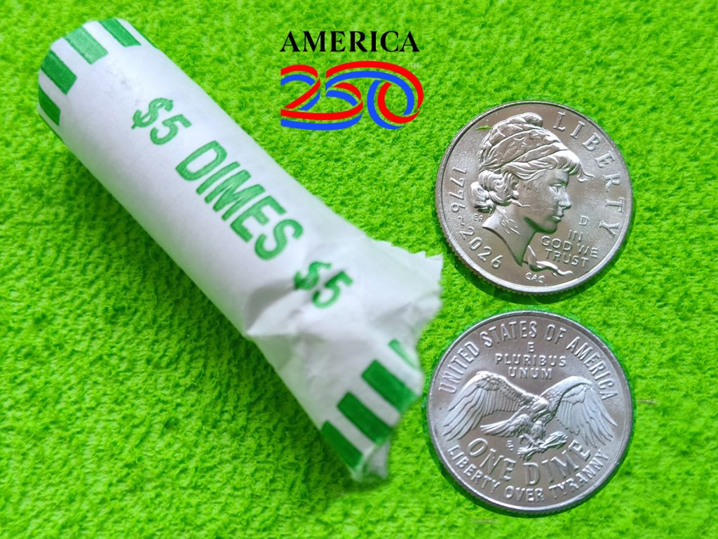 2026 США 10 центов P, D UNC - фото фото фото 0