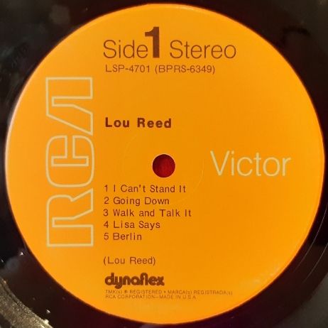 Lou Reed - Lou Reed - 1972.  (LP). 12. Vinyl. Пластинка. US. - фото фото фото 4
