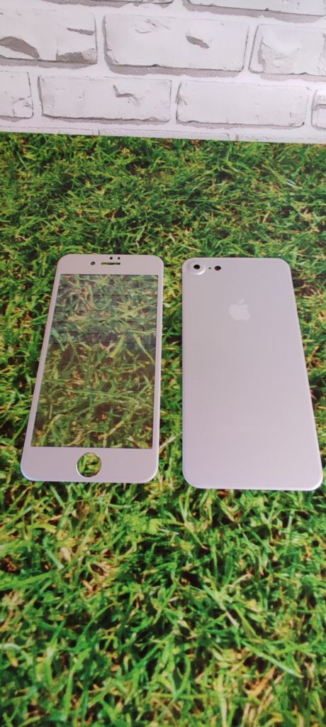 Защитное стекло Metal 3D iPhone 6 silver - фото фото фото 1