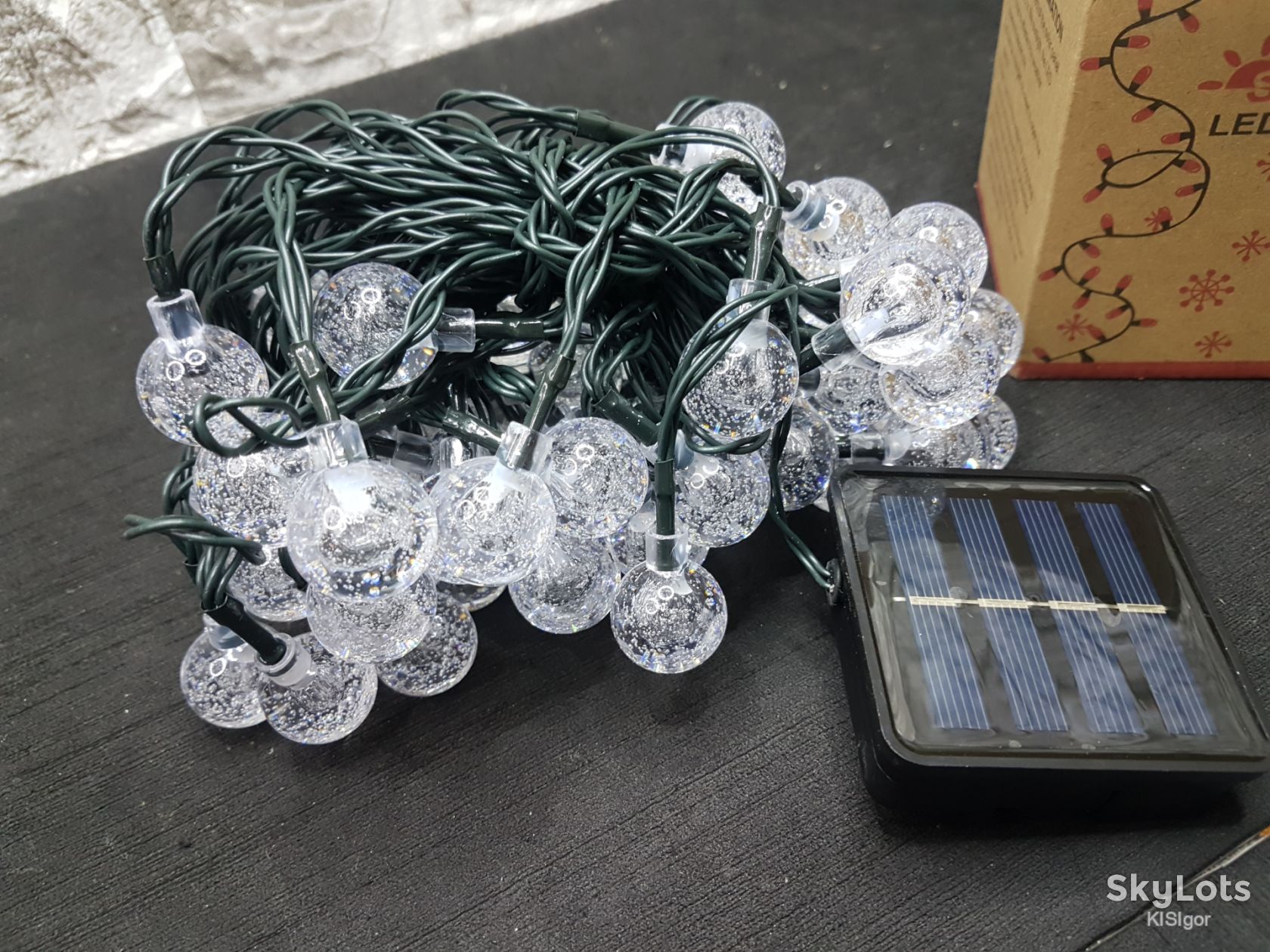 Садова LED-гірлянда на сонячній батареї *81091 - фото фото фото 10