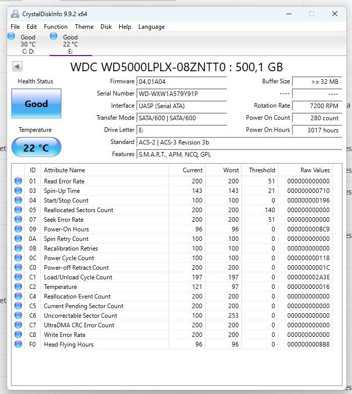 Робочий HDD 2.5" WD 500Gb Western Digital - фото фото фото 1