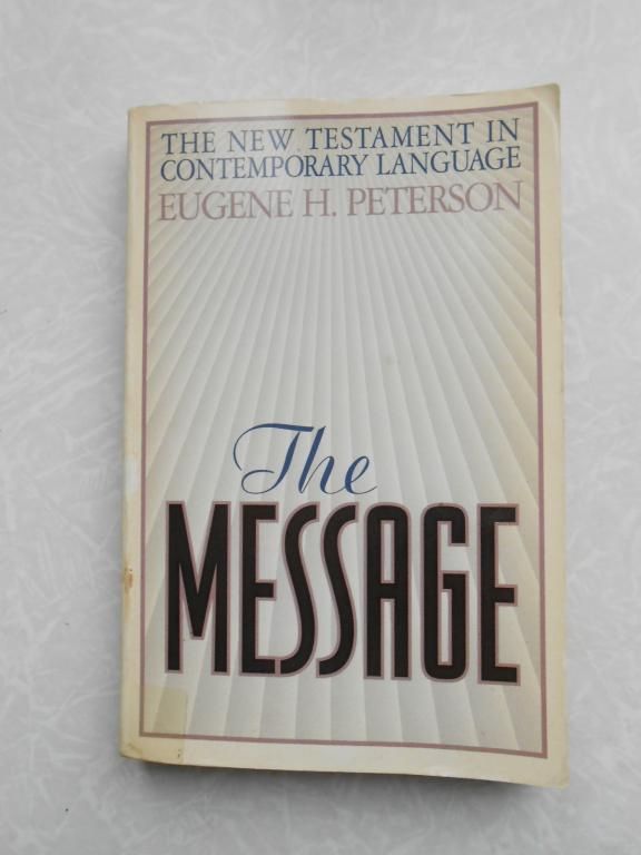 The Message Bible Eugene Peterson    New Testament - фото фото фото 0