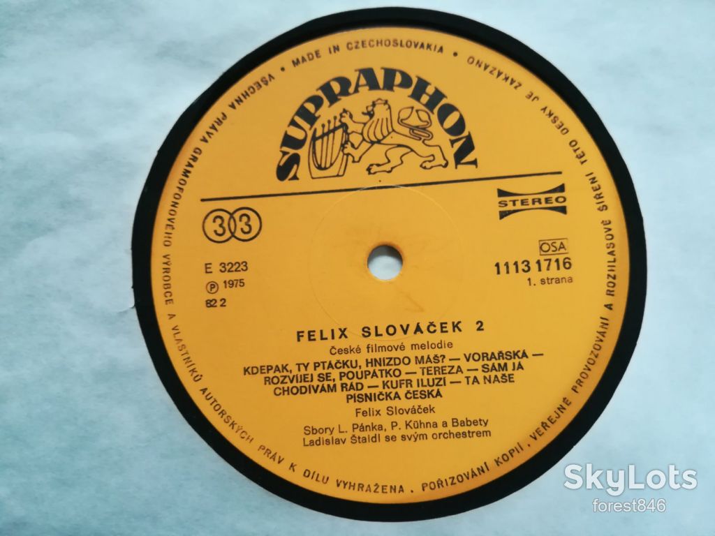 Felix Slovacek 2  (4)-Ex., Чехословакия - фото фото фото 3