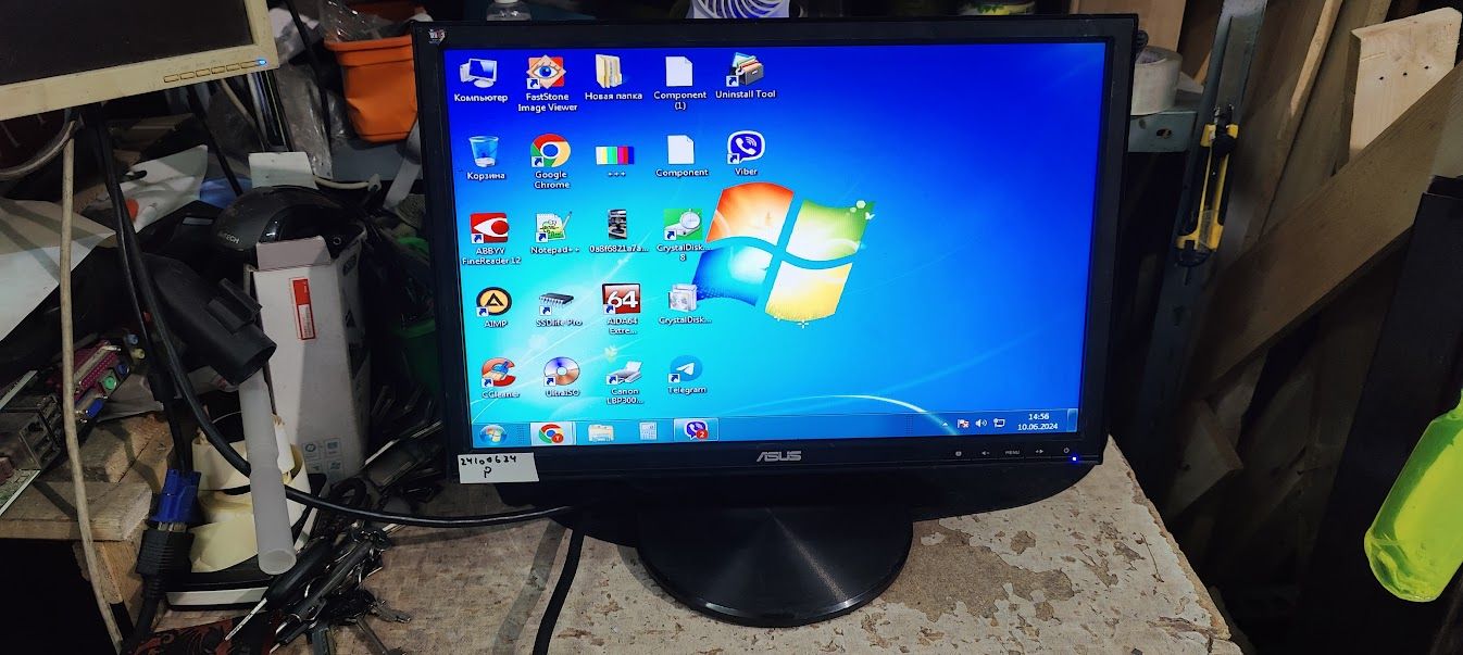 Широкоформатный ЖК-монитор 19 дюймов ASUS VW193DR № 24100634/2 - фото фото фото 0