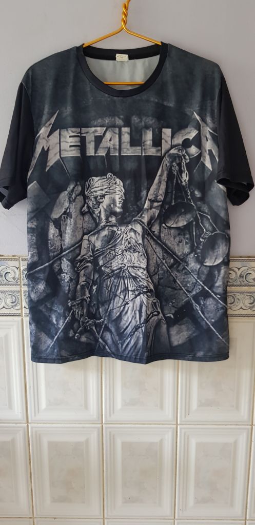 Футболка "Metallica"  (100% polyester, XL, China) - фото фото фото 0