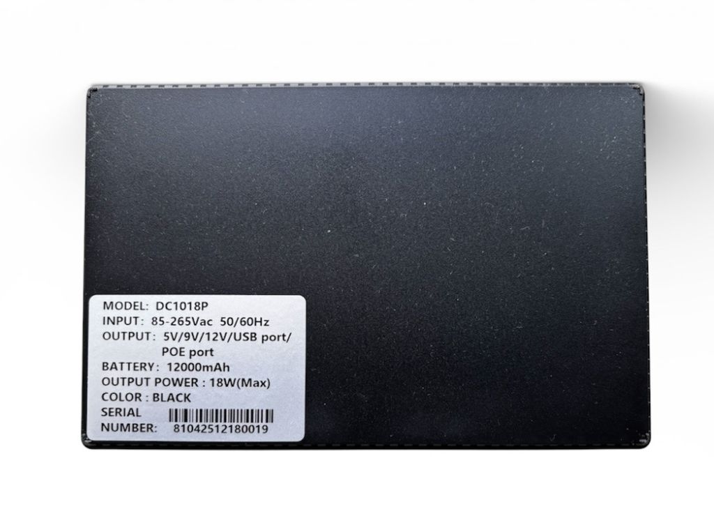 Джерело безперебійного живлення Mini UPS DC1018, 18Вт, 12000 мА·год, вихід 5V/9V/12V - фото фото фото 3