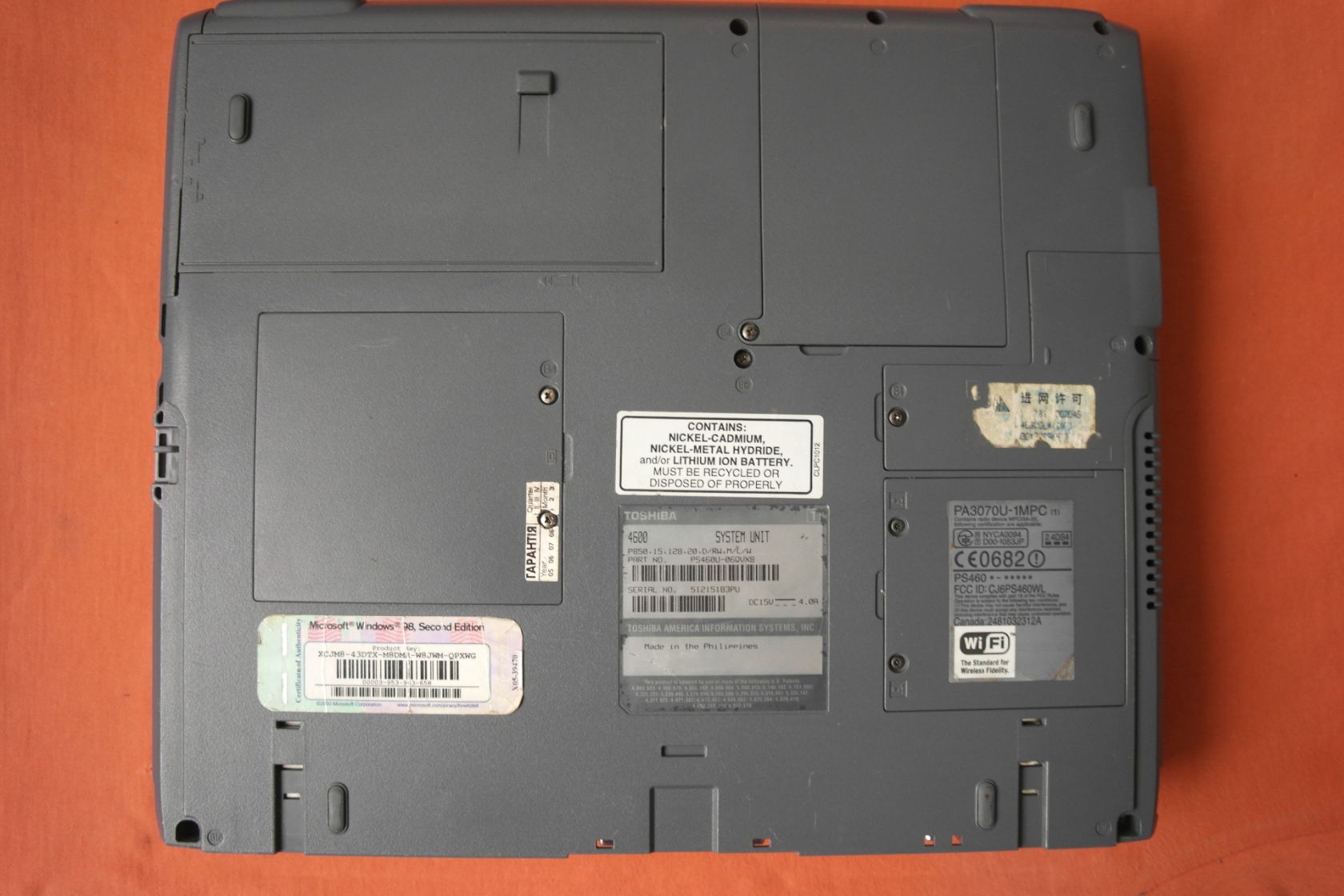 Ноутбук Toshiba Satelitte PRO 4600 PIII 850/256/20/CD-RW+DVD/15" - фото фото фото 3