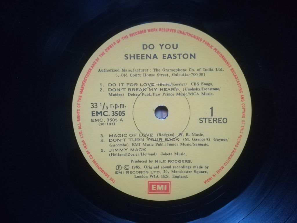 Sheena Easton-Do you   (2)-NM-Индия - фото фото фото 2