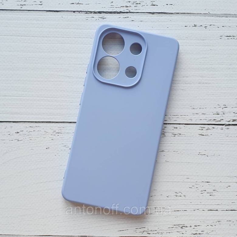 Чохол для Xiaomi Redmi Note 13 4G силіконовий, фіолетовий - фото фото фото 0