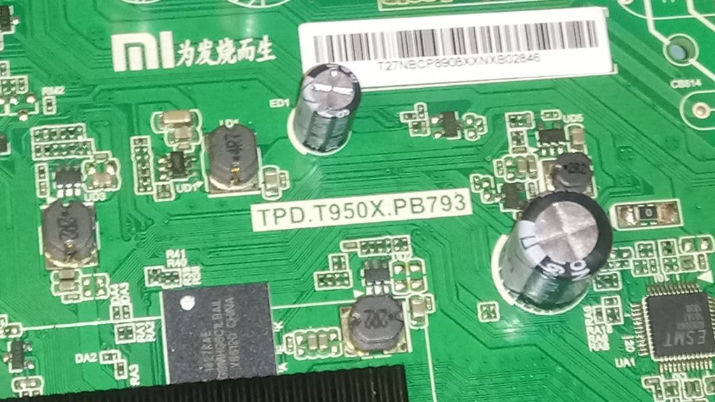 ПЛАТА MAIN TPD.T950X.PB793  С TV MI L43M5-AN 4K SMART ANDROID РАЗБОРКА - фото фото фото 11