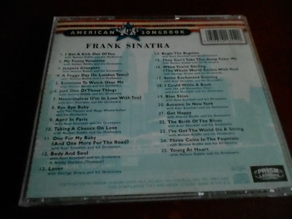 Frank Sinatra American Songbook CD фирменный б/у - фото фото фото 1