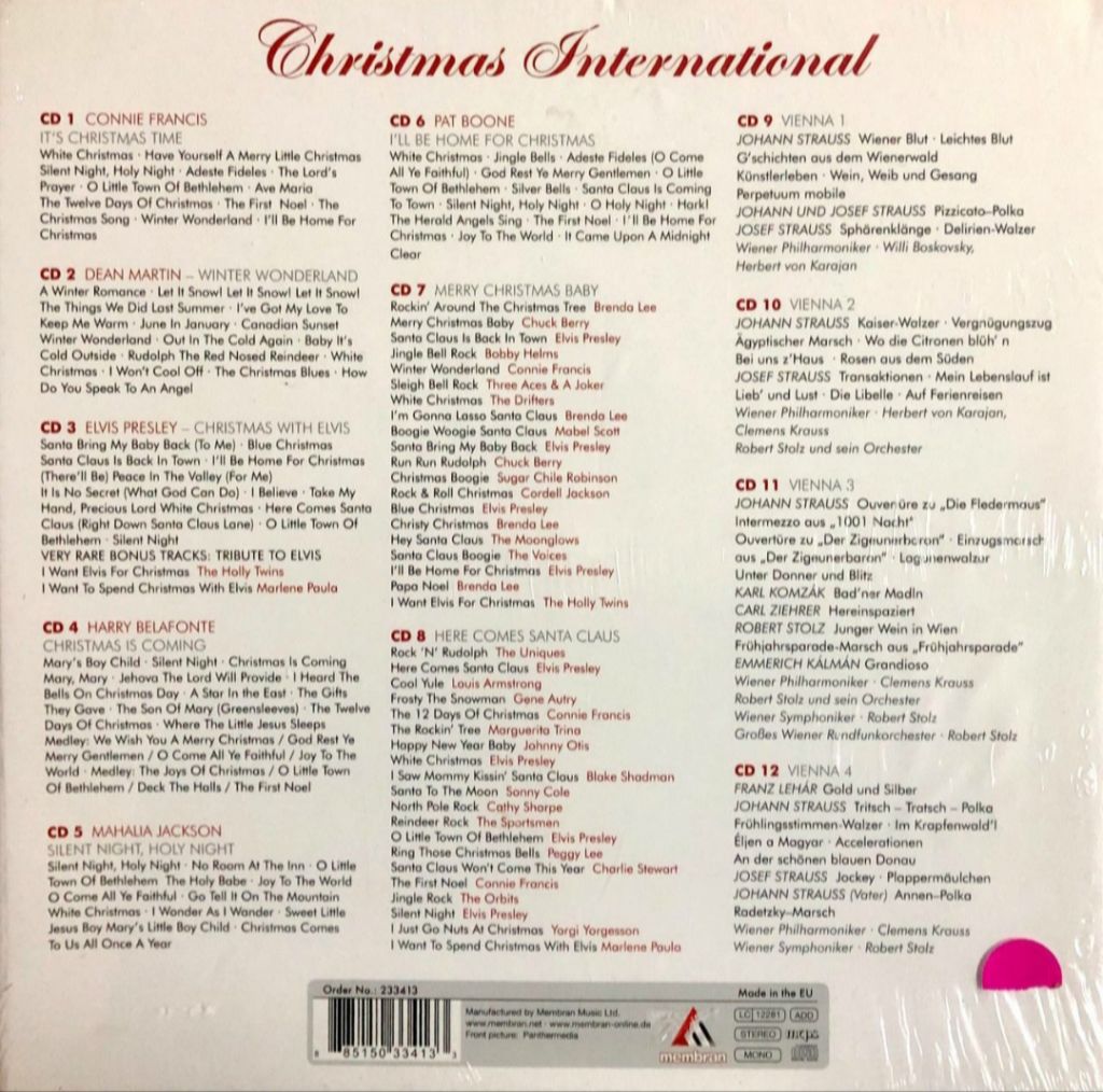 V.A. Christmas International - 1994.  (12CD). Box Set. Germany. S/S. - фото фото фото 2