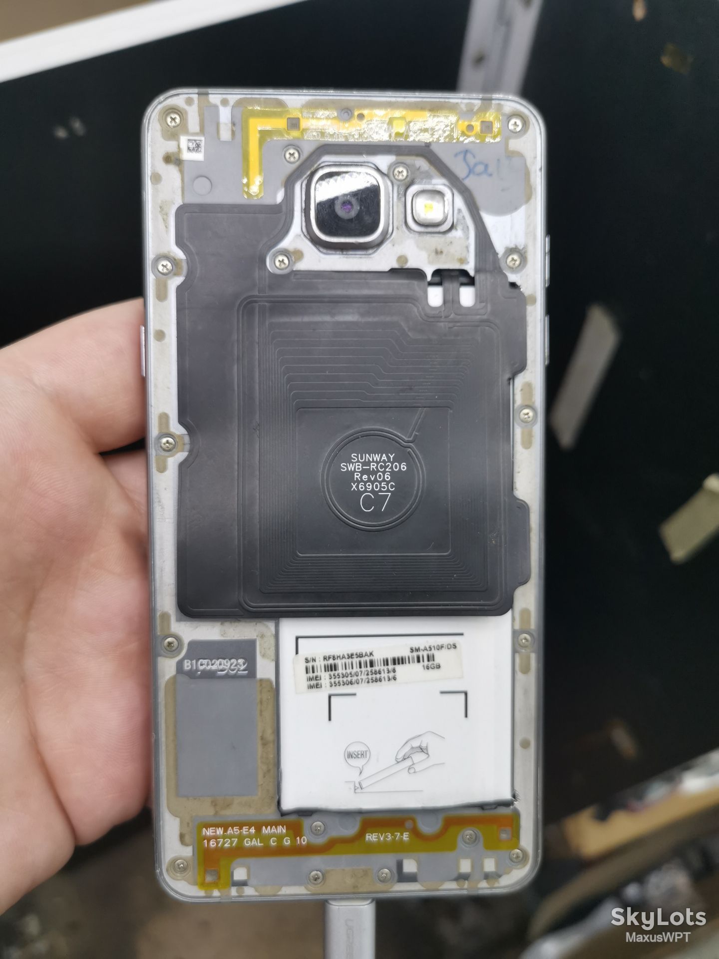 #422 Sklad Samsung A510 black - фото фото фото 1
