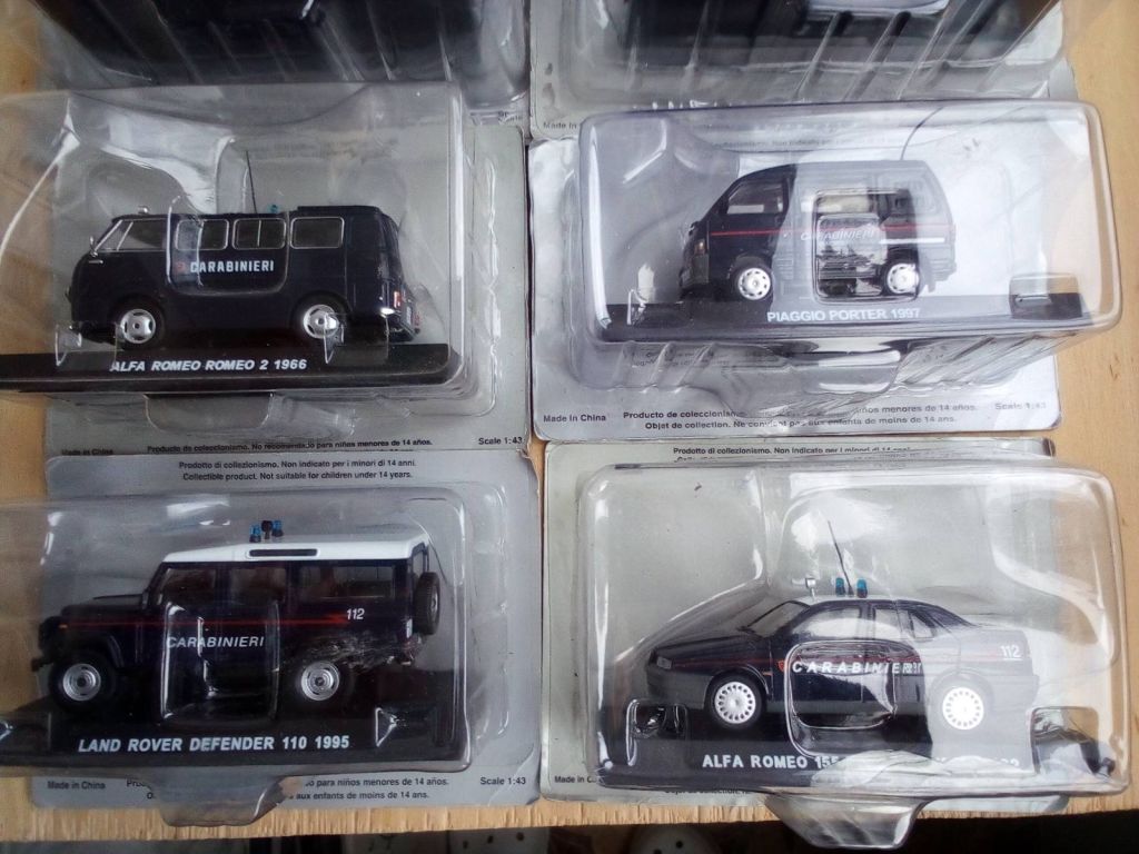 Carabinieri моделі 1:43 Iveco Fiat Land Rover Alfa Romeo - фото фото фото 3