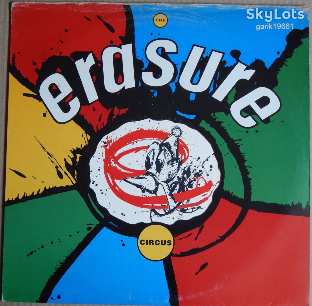 Erasure – The Circus  (Mute – STUMM 35, Italy) inner sleeve EX+/EX+ - фото фото фото 0
