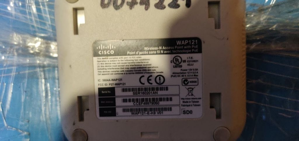 Wi-Fi точка доступа Cisco WAP121 № 221907 - фото фото фото 2