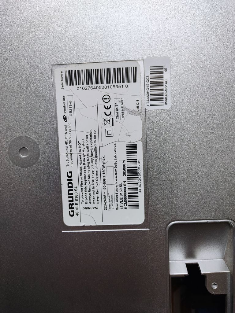 Main VSF190R-5 Grundig 46VLE8160SL - фото фото фото 2