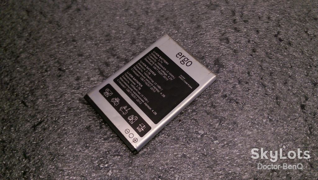 Аккумулятор Ergo F240 pulse 1400mAh - фото фото фото 0