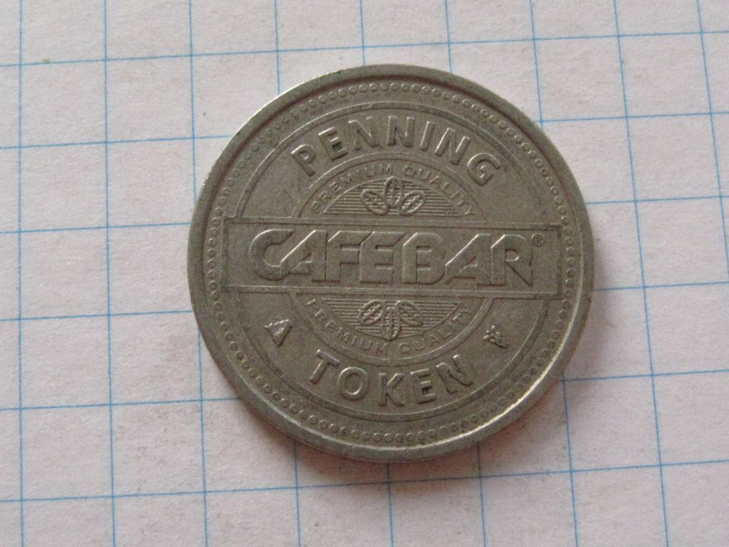 Жетон - PENNING PREMIUM QUALITY CAFEBAR TOKEN #6П2237 - фото фото фото 0