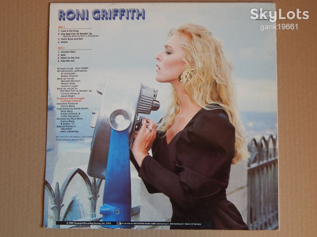 Roni Griffith - Desire  (Vanguard ‎– 0062.189, Germany) EX+/NM- - фото фото фото 1
