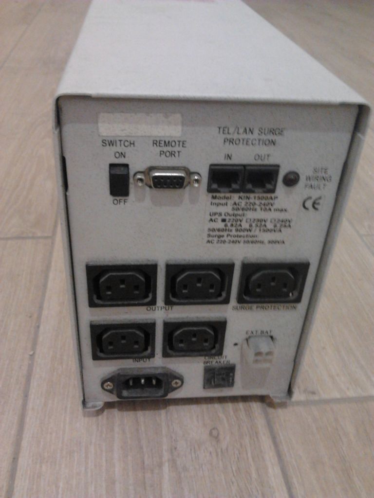 Потужний  ИБП UPS Powercom KIN-1500AP -1500ВА 900Вт синусоіда - фото фото фото 2