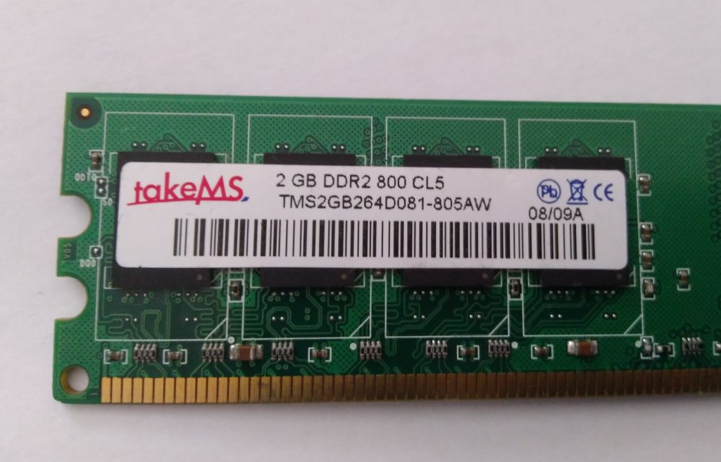 takeMS DDR2 2Gb  PC6400     ( 800MHz ) TMS2GB264D081-85AW - фото фото фото 1